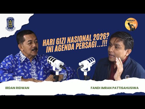 Hari Gizi Nasional 2026?? Ini Agenda PERSAGI Kabupaten Pemalang!!! | PERSAGI Kabupaten Pemalang PODCAST Eps. 16